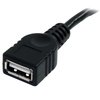 Startech.Com 10ft Black USB 2.0 Extension Cable A to A - M/F USBEXTAA10BK